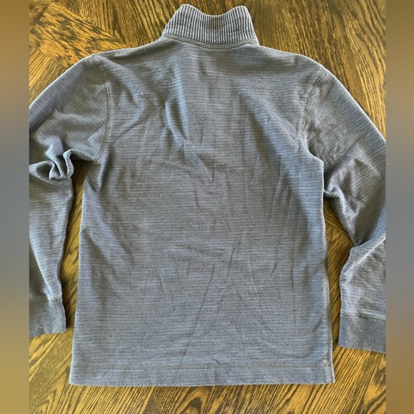 Vintage men’s Structure quarter zip small blue gray - Picture 2 of 7